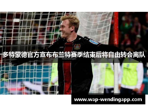 多特蒙德官方宣布布兰特赛季结束后将自由转会离队 多特蒙德官方宣布布兰特赛季结束后将自由转会离队